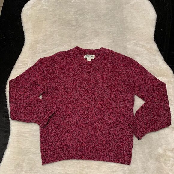 Vintage American Eagle Womens Pink Wool Blend Sweater Size Medium Made‎ In US - Picture 1 of 7